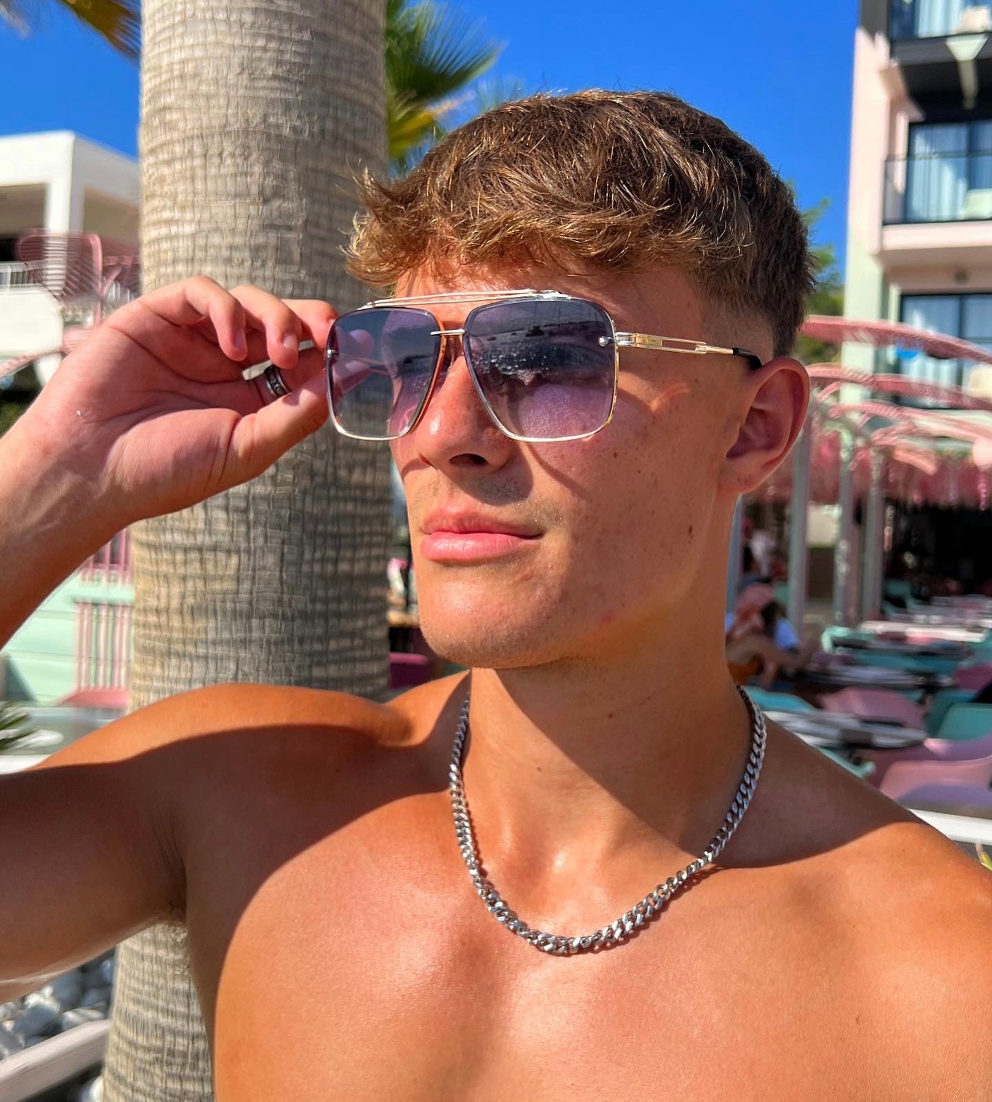 IBIZA - GOLD / OCEAN BLUE